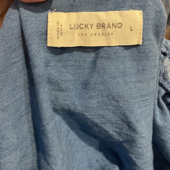 Lucky Brand Bandana Print Maxi Dress NEW L - Picture 4 of 6